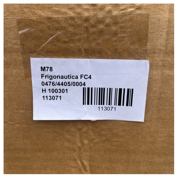 Frigonautica FC4 2-szufladowa lodówka podblatowa ze stali nierdzewnej 130L 12/24V