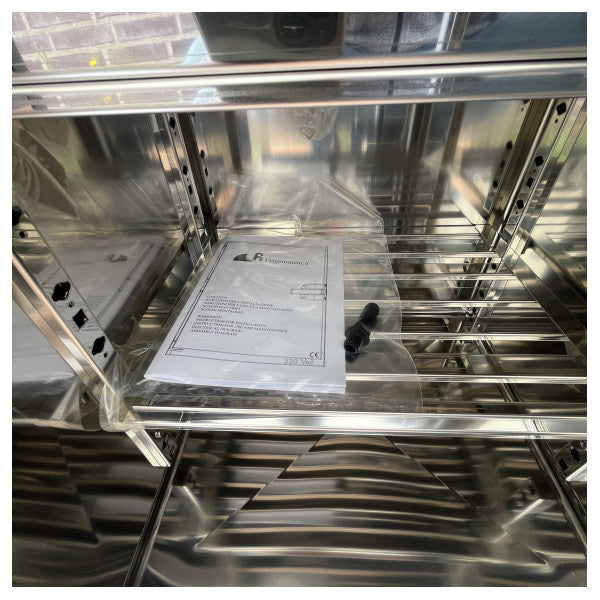 Lodówka podblatowa ze stali nierdzewnej Frigonautica FR80RC - W480 D537 H630 cm