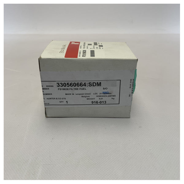 Filtr paliwa Fleetguard FS19838 biały