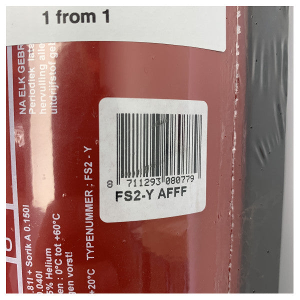 AllPA FS2-Y AFFF 2L FOAM AFFF Water Fire