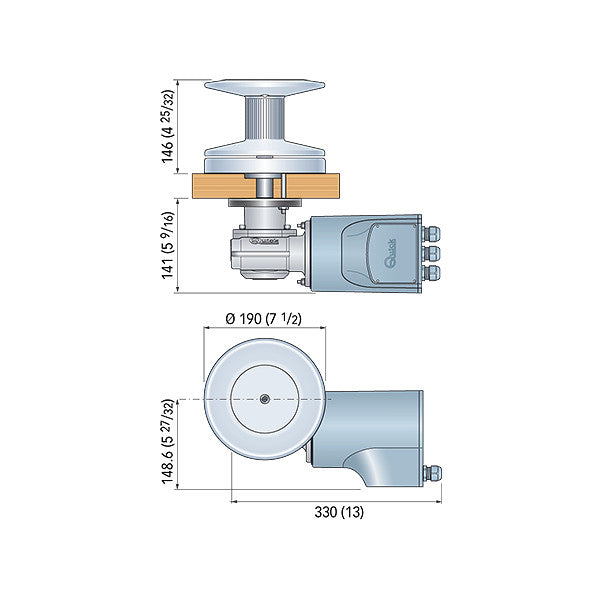 Quick Thor 24V 1700W Belt Capstan - Th1724