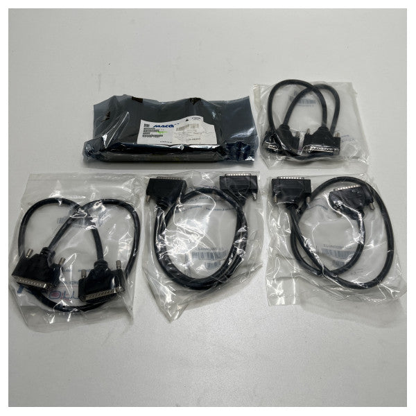 4 x D-Sub-termineringsmoduler ��� Hållbara kontakthuvuden av marin kvalitet för tillförlitlig elektrisk terminering