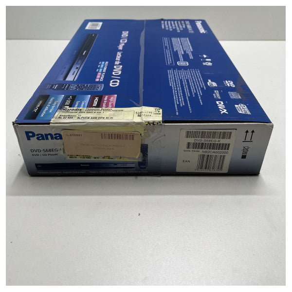 Panasonic S68EG-K HDMI DVD-afspiller sort