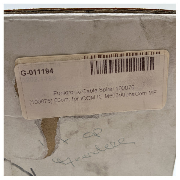 كابل فونكترونيك الحلزوني الحلزوني لجهاز التردد العالي جداً المحمول باليد - 100076