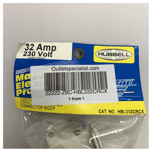 Hubbell HBL332CRCX 32A Shore -Stromverbindungsstecker