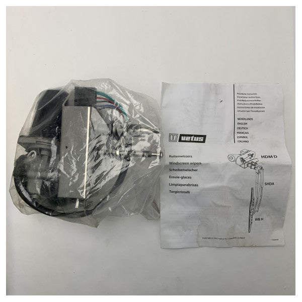 Vetus HDM12DS 12V Marine Vinduesvisker Motor 