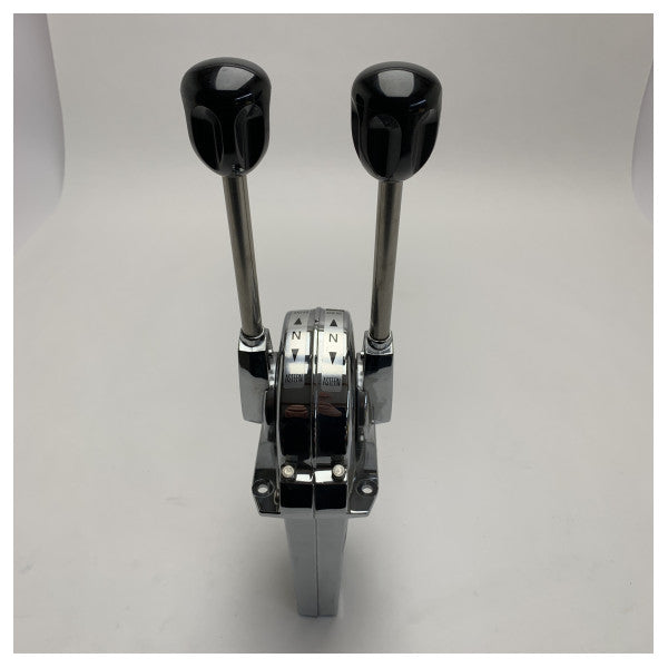 Vetus Hi-Lex Dual Engine Marinreglage med Morse Code-kontroll i kromfinish 