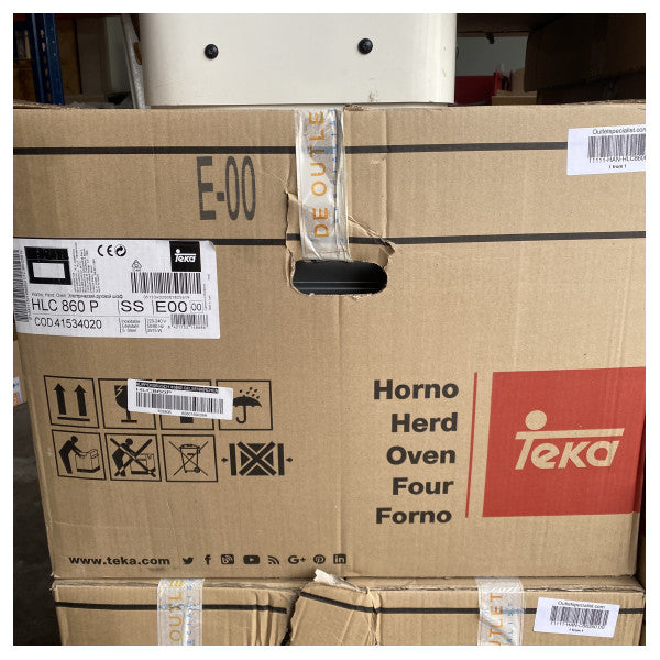 Teka HLC860P συμπαγής πολυλειτουργικός φούρνος 45 cm μαύρο