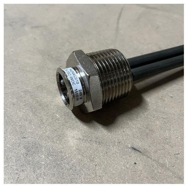 Marin motorvärmare i rostfritt stål 1500W 240V - hållbart kallstartsskydd för båtar