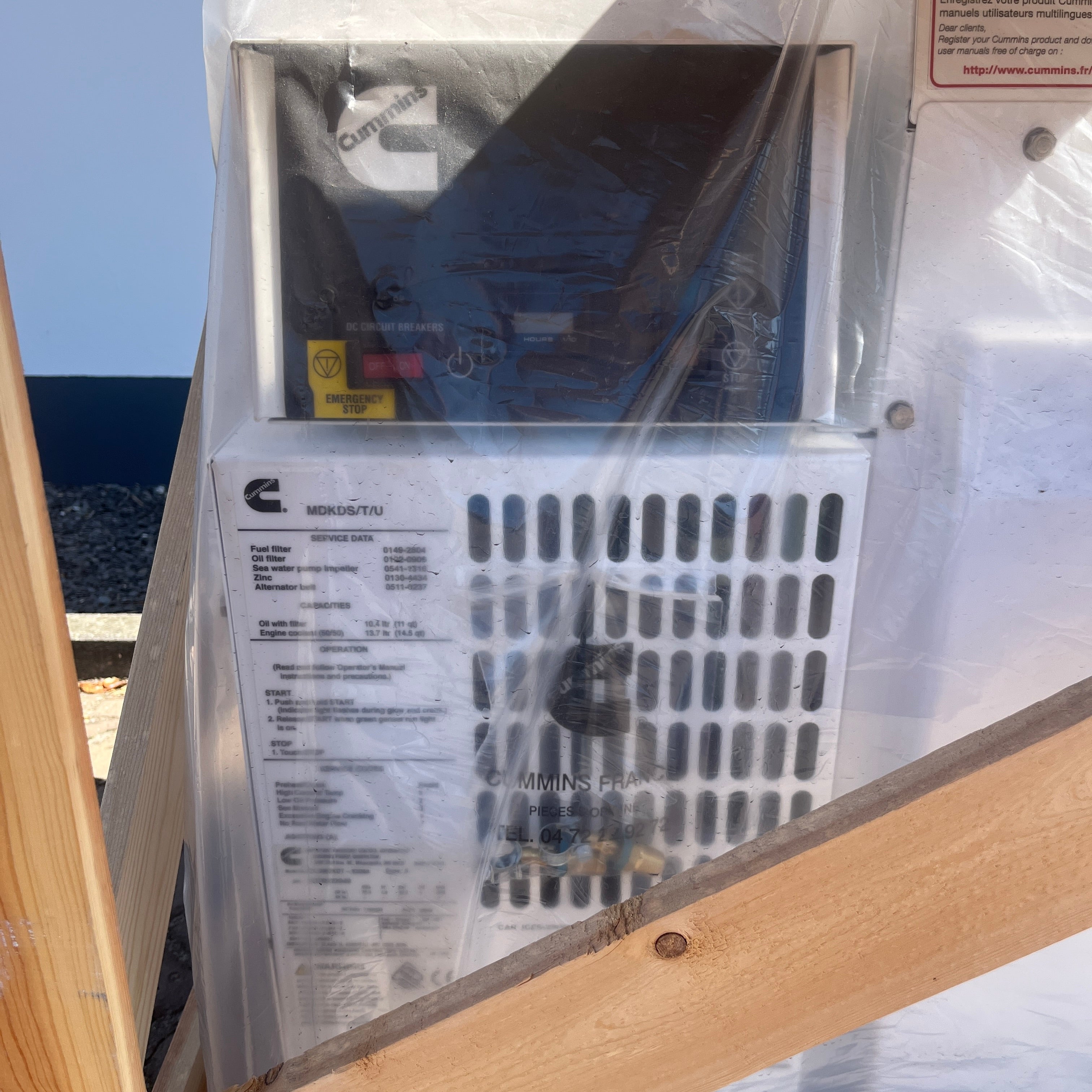 Cummins Onan 22,5 kW marine dieselgenerator 230V|| 50 HZ - 22.5MDKDT