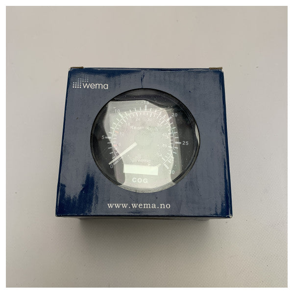 WEMA GPS INDICADOR DE VELOCIDAD DE VELOCIDAD DE BABE WEMA Negro 30 nudos - 110308