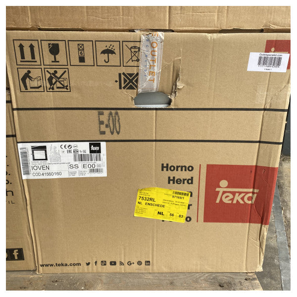 Teka IOVEN forno multifunzione da 60 cm con vaporiera nera