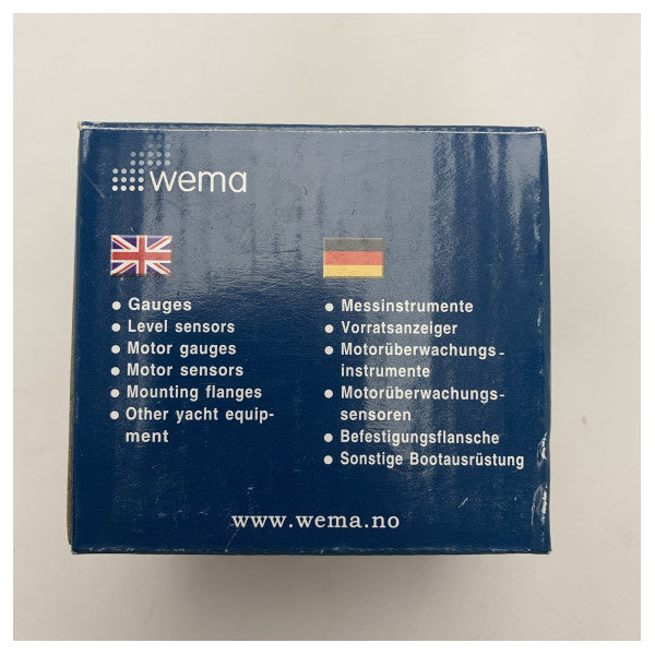 Wema Motor Wassertemperaturanzeige Schwarz - 110355