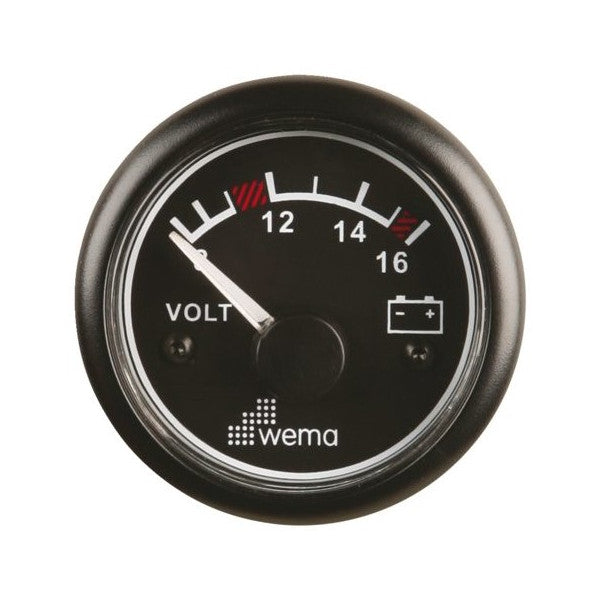 WEMA 0-16V Battery Volt Meter Display Iswed - 110330
