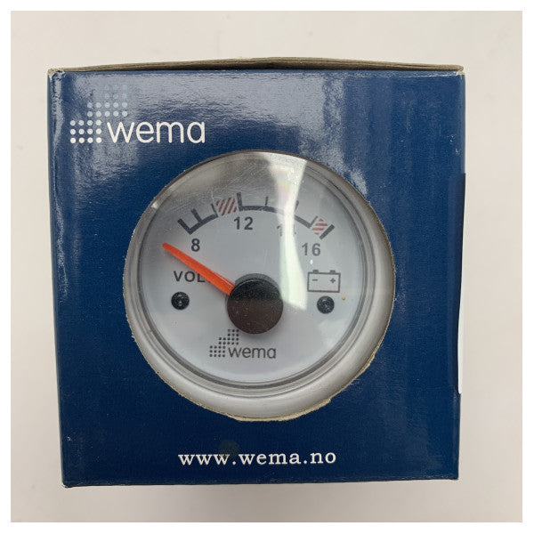 Wema indikator razine baterije bijeli 0 - 16V - 110334