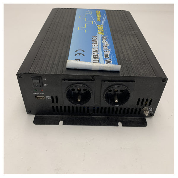 KS2500M 2500W 12V bis 230V modifizierter Sinuswellen-Wechselrichter für Marine und Wohnmobil