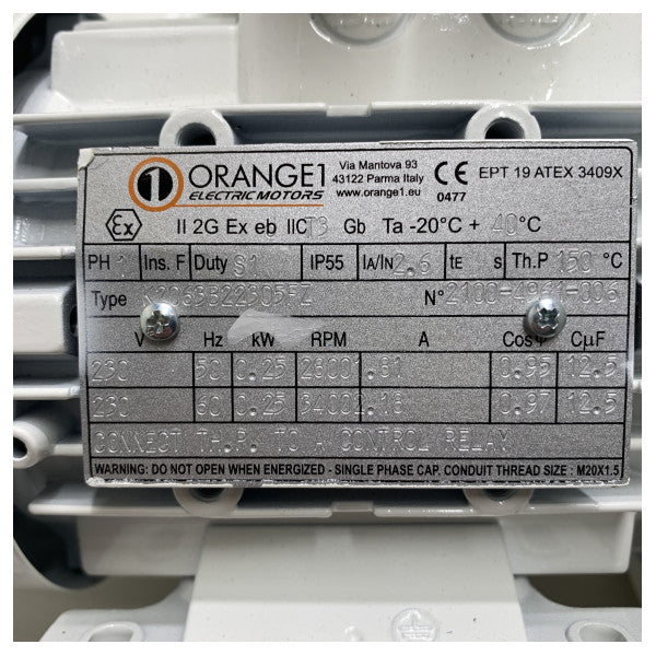 GIANNECHI C302 ATEX Zentrifugalgebläse 230 V Weiß