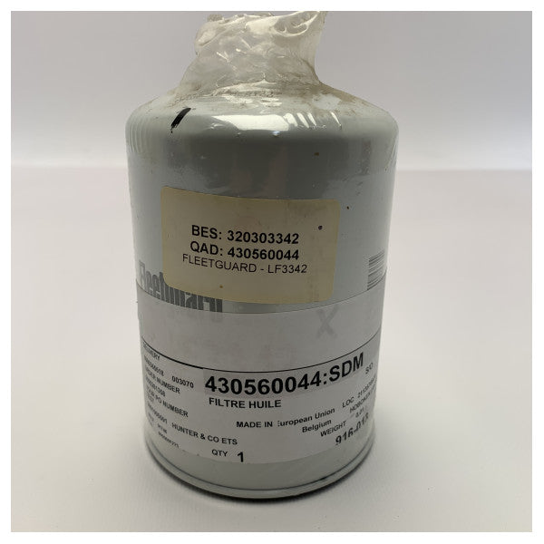 Fleetguard LF3342 moottorin öljynsuodatin spin-on-suodatin