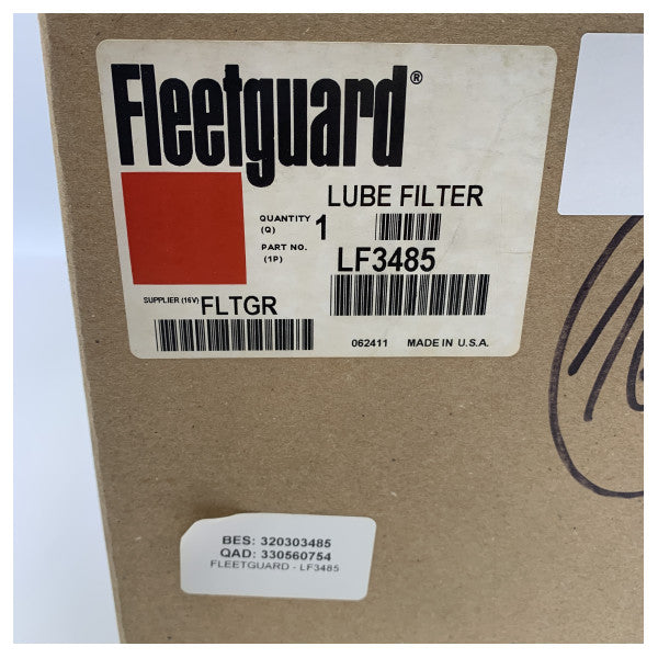 Fleetguard LF3485 Engine Oil Filter Insert Element