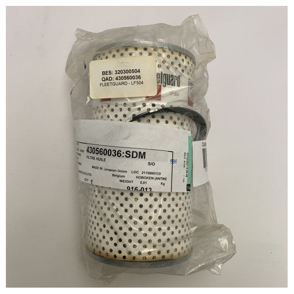 Wkład filtra oleju silnikowego FleetGuard LF504