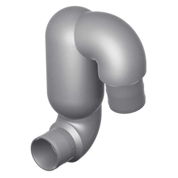 Vetus LT100 100 mm a collo d'oca - silenziatore di scarico a collo d'oca