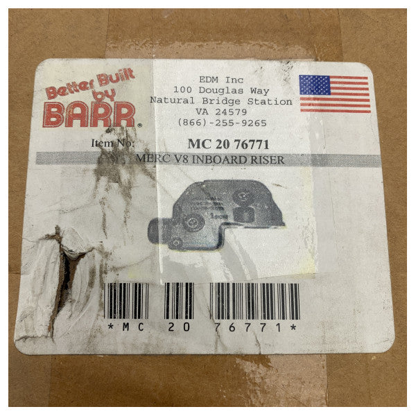Barr Marine MC 20 76771 riser di scarico nero per motori Mercruiser V8