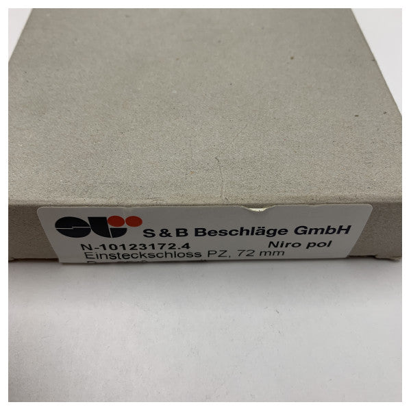 Lethe ανοξείδωτο χάλυβα Marine Mortise Lock 72mm - Ανθεκτική στη διάβρωση αδιάβροχη κλειδαριά πόρτας για σκάφη και θαλάσσια χρήση