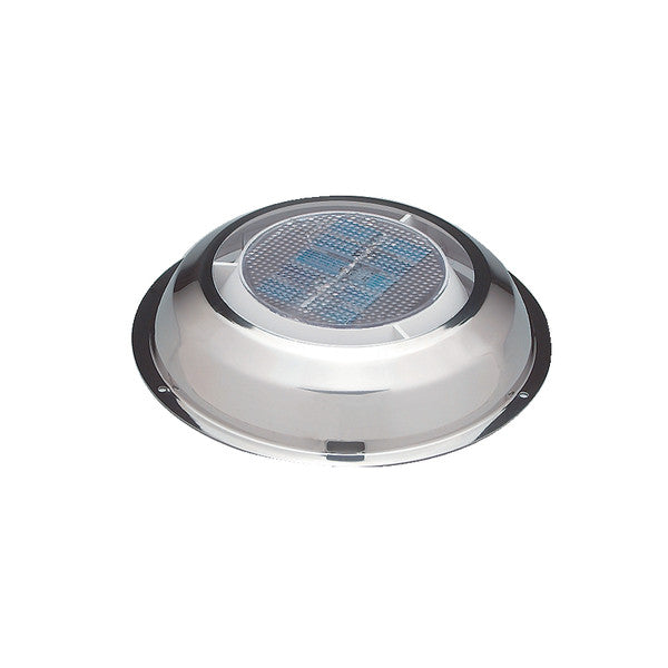 Marinco solaire Minivent 1000 en acier inoxydable, ventilateur de 3 pouces.