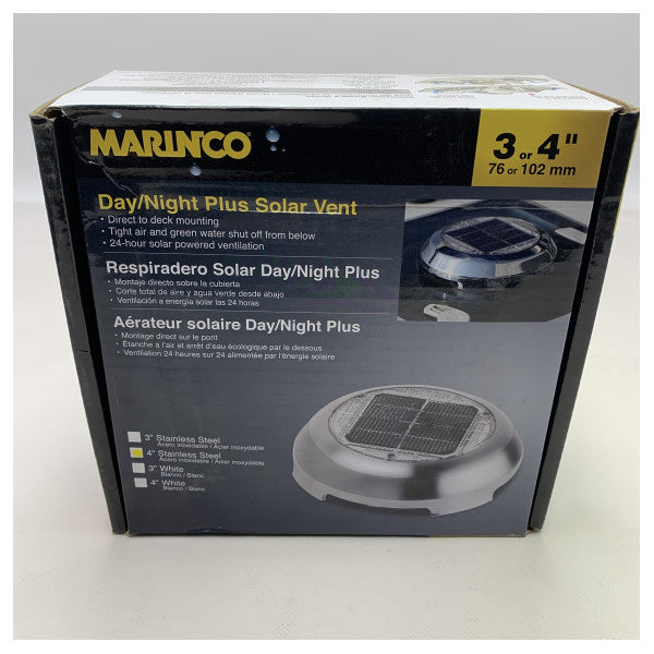 Marinco solventilation i rustfrit stål 4 tommer - N20704S