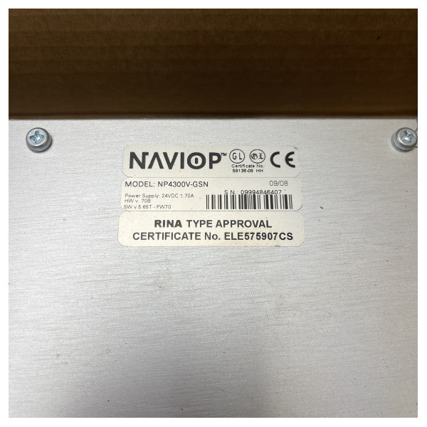 Naviop NP4300V-GSN Ferretti marine boat control touchscreen display