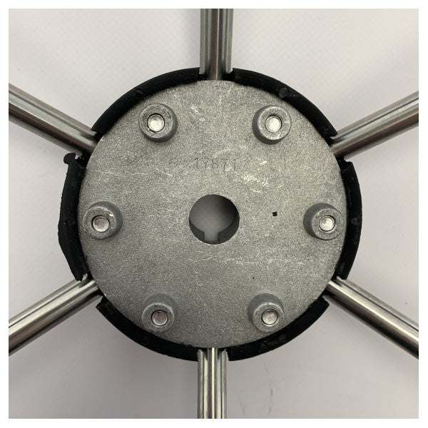 オールパブラックレザーステアリングホイール - 耐候性ステンレススチールスポーク - NL7360/01