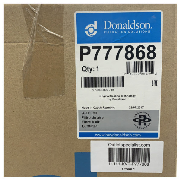 Въздушен филтър за двигател Donaldson P777868