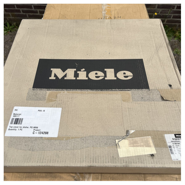 Miele Abdeckplatte Edelstahl für PG8056