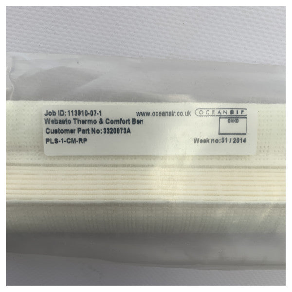 Dometic OceanAir Skysol pleated shade 381 x 305 mm - PLS-1-CM-RP