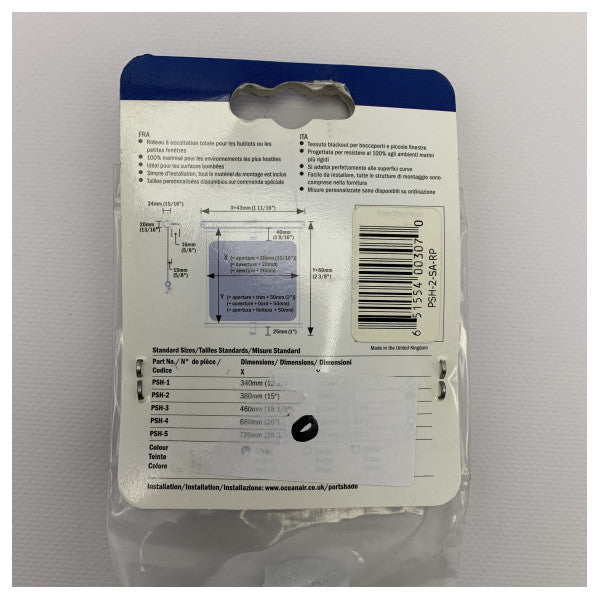 Roleta OceanAir portshade biała - PSH-2-W-RP