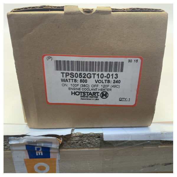 Kim Hotstart TPS052GT10-013 Engine Coolant Heater 230V - 500W