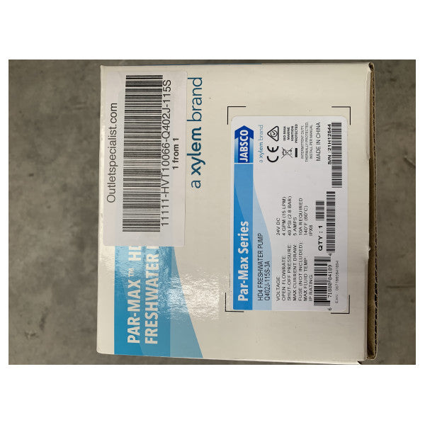 Jabsco Par-Max HD4 24V Marine Drinking Water Pump – Durable, High Performance & Self-Priming