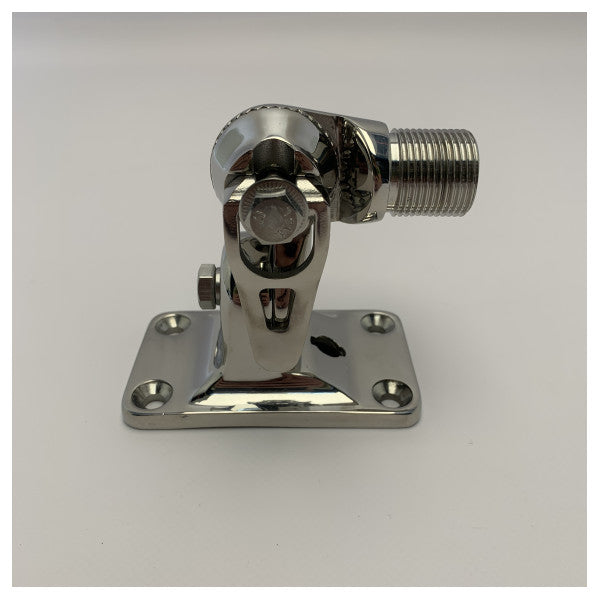 Suporte de antena ajustável em aço inoxidável Glomex RA107SS ME
