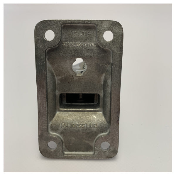 Suporte de antena ajustável em aço inoxidável Glomex RA107SS ME