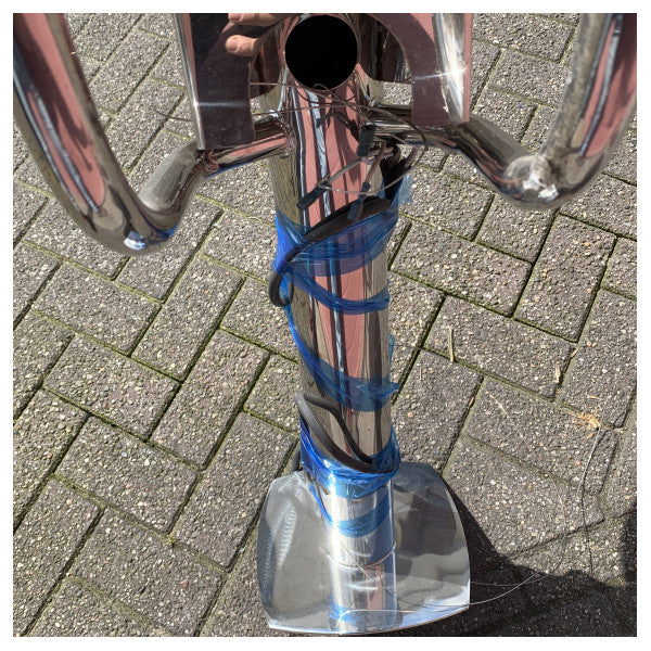 Brukt universell rustfritt stål båtradar mast 150 cm høy