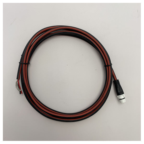 Låda med olika Raymarine-spår- och backbone-kablar