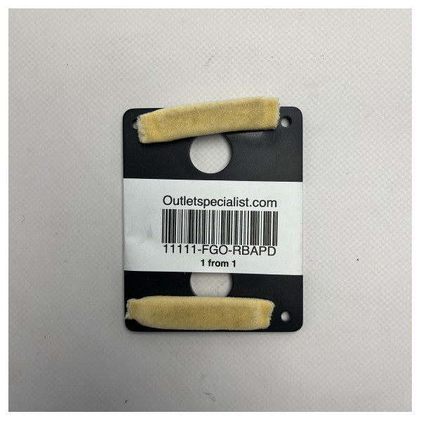 Original Riva schwarz beschichtetes Audio Bedienfeld für wasserdichte Marine Audio Systeme - RBAPD