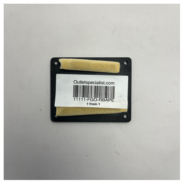 Αυθεντικός μαύρος πίνακας ελέγχου ήχου Riva Marine � Ανθεκτική αδιάβροχη διασύνδεση ήχου σκάφους και γιοτ 100x80mm