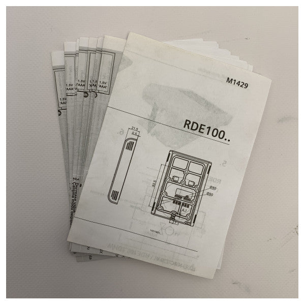 Siemens LCD Room Termostat White - RDD100.1 DHW