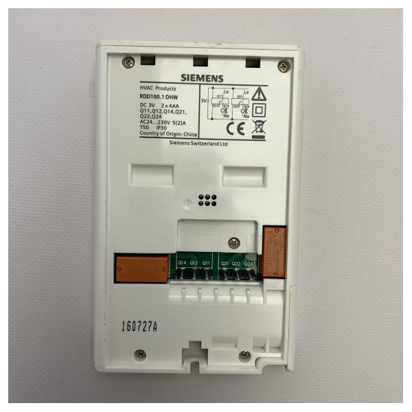 Siemens LCD Room Termostat White - RDD100.1 DHW