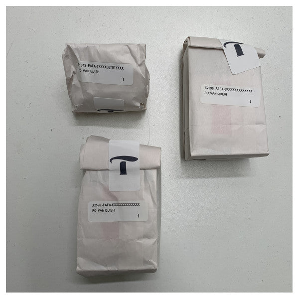 Turnstyle S1042-FA-FA schwarzer Edelstahl-Türgriffsatz