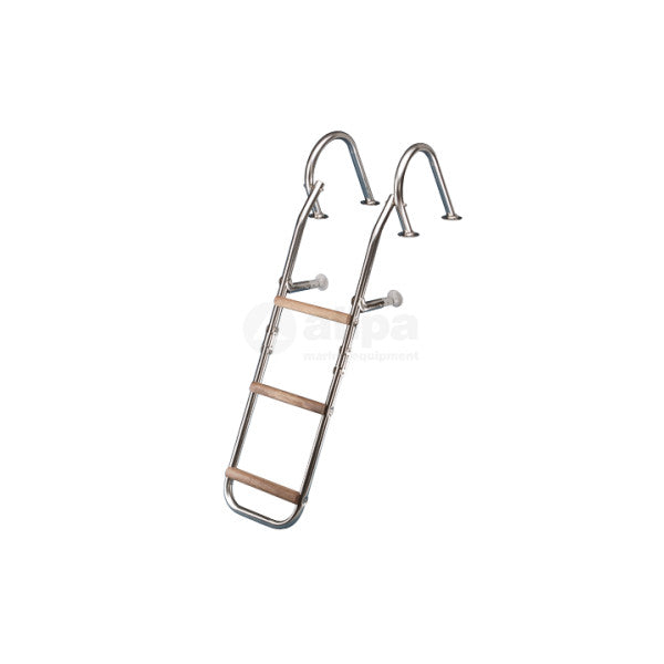 AllPA en acier inoxydable pliant 3-stage d'escalier de natation - S1931003