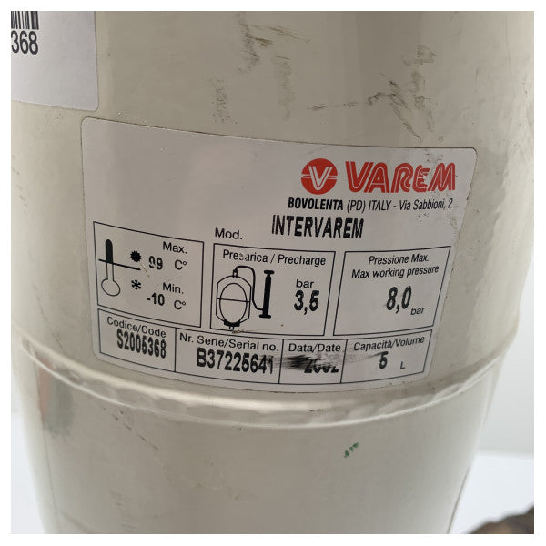 CEM J-INOX 12V pompa hydroforowa do świeżej wody ze stali nierdzewnej 38Lmin