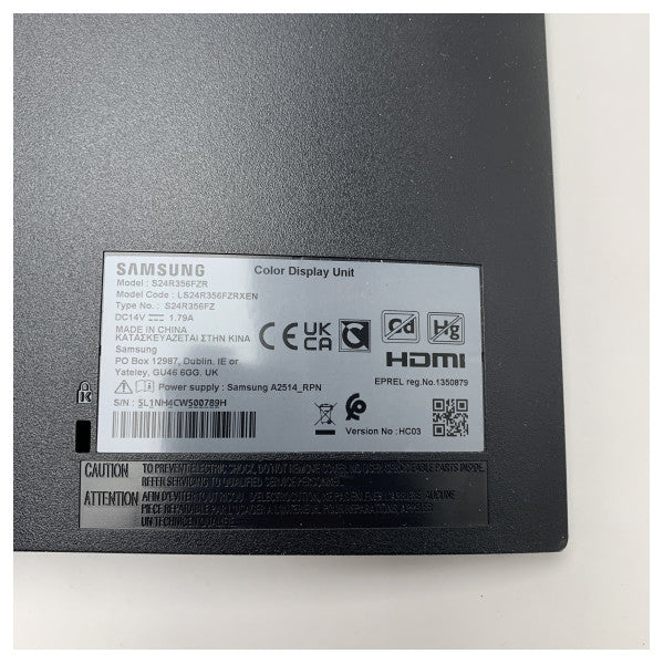 Samsung S24R356FZR 27-tommer computerskærm sort