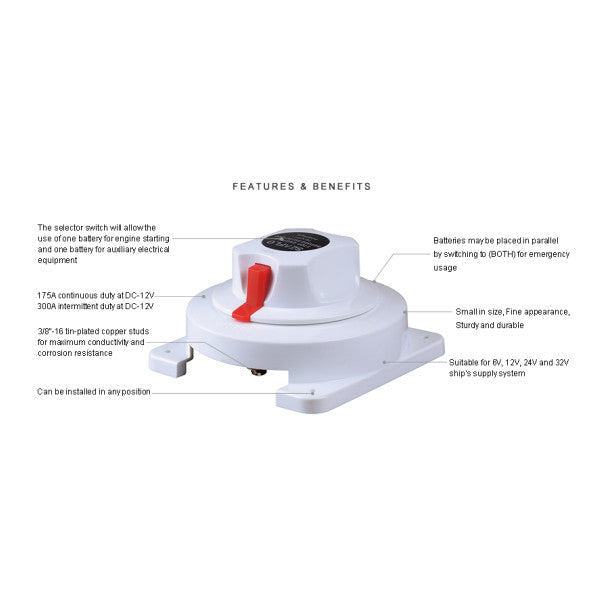 Seaflo Battery Main | Selector Switch SFCBS175402